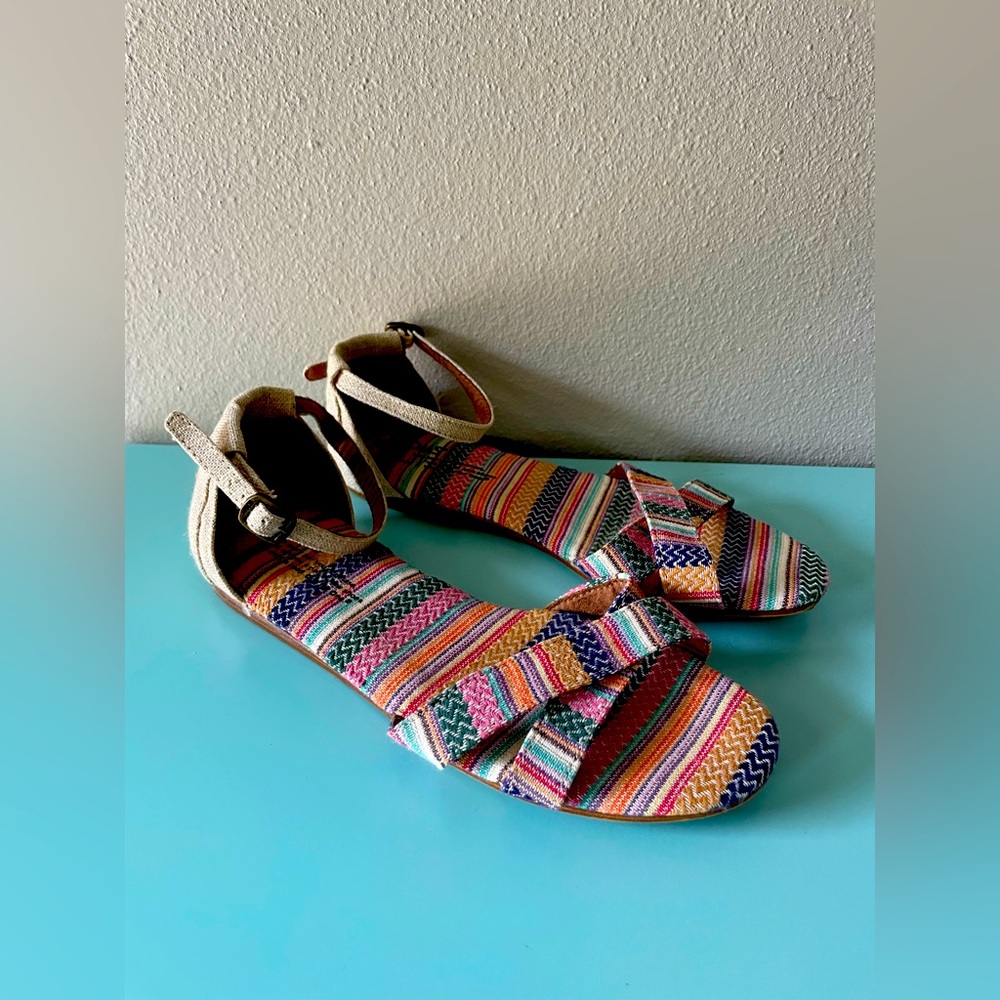 Toms Multicolored Correa Strappy Sandals